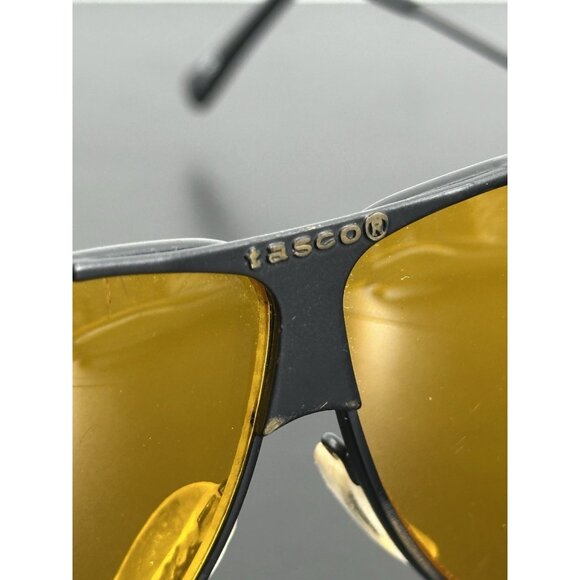 Vintage Tasco 1175Y Aviator Amber Shooting Glasses (C3-17) - Picture 13 of 14